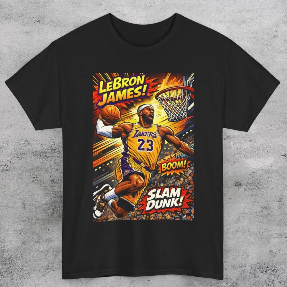 Lebron James Art Style Unisex T Shirt Lakers